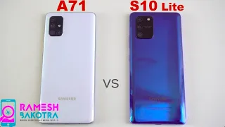 Samsung Galaxy A71 vs S10 Lite SpeedTest and Camera Comparison