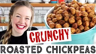 Easy Crunchy Roasted Chickpeas - How to Make Crunchy Chickpeas