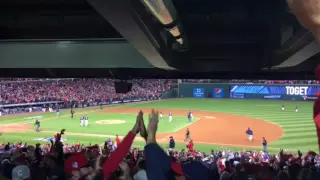 ALCS Game 1 final out at Progressive Field