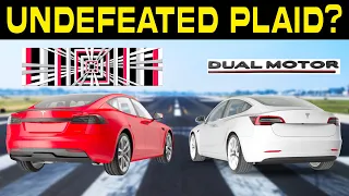 Save your $40,000? Tesla Model S Plaid vs Model 3 Performance | 1/4 Mile Drag Racing