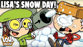 Lisa Can't Stop Throwing Snowballs! ❄️ 'Snow Day' | The Loud House