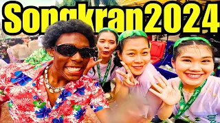 ARMED Black Man With His Songkran Festival Troopers🇹🇭