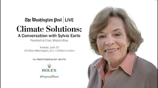 Sylvia Earle, president & chair of Mission Blue, on ways to keep our oceans clean (Full Stream 6/15)