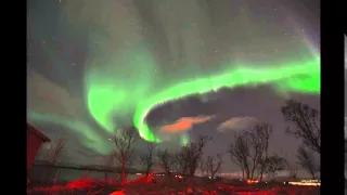 Northern Lights over Tromsø 24 January 2012