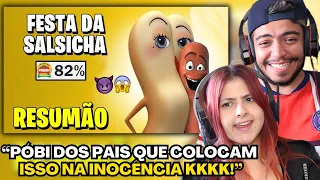 Festa Da Salsicha, Uma Animação NADA Infantil: A História em 1 Vídeo! | REACT