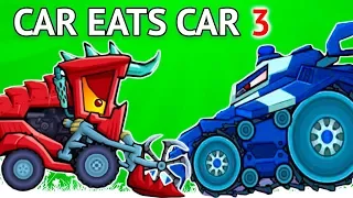 Машина Ест Машину 3 Car Eats Car ПОПАЛСЯ В ЛОВУШКУ новый БОСС ПРИБЛИЖАЕТСЯ Игра про хищные машинки