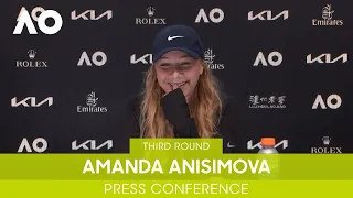 Amanda Anisimova Press Conference (3R) | Australian Open 2022