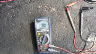 Voltage drop test on headlights