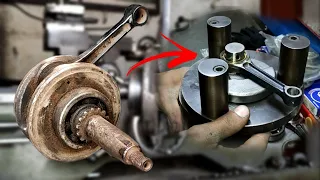 New Connecting Rod fitting and Crankshaft assembly ( easiest way )