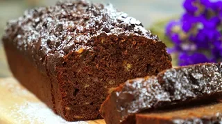 Chocolate banana bread. Easy recipe