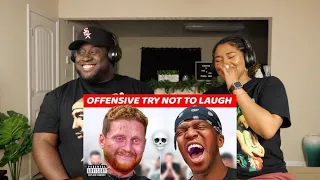 Sidemen Offensive Try Not To Laugh | Kidd and Cee Reacts
