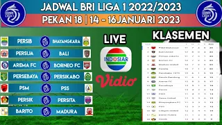 Jadwal BRI Liga 1 2023 Pekan ke 18 | Persib vs Bhayangkara - Persija vs Bali United