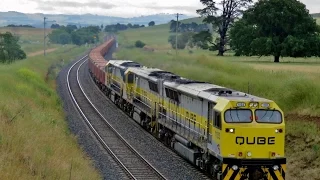 #8964 Blayney to Port Kembla, NSW ore train operated by 1103+1104+1108