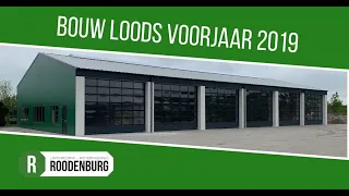 Loonbedrijf Roodenburg - Bouw nieuwe loods 2019