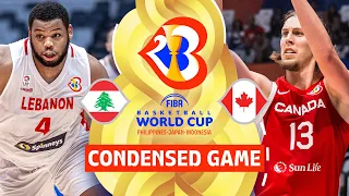 Lebanon 🇱🇧 vs Canada 🇨🇦 | Full Game Highlights | FIBA Basketball World Cup 2023