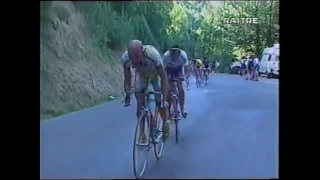 Tour de France 98, De Zan: "Eccolo là si è tolto la bandana Pantani"