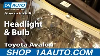 How to Replace Headlight 98-99 Toyota Avalon