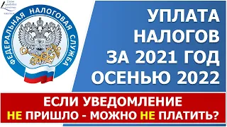 1 декабря 2022 года— крайний срок уплаты налогов.