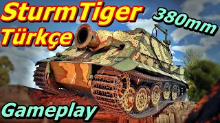War Thunder SturmTiger Türkçe Gameplay | 380mm Sturmmörser