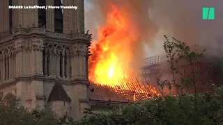 Notre-Dame de Paris en flammes, les images de l'impressionnant incendie