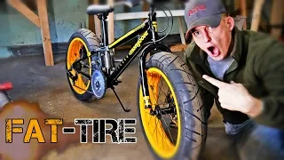 DIY FAT-Tire Motorized Bicycle build! #1