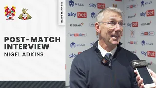 Post Match | Nigel Adkins (Doncaster Rovers H)