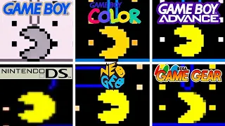 Pac-Man Ports on Retro Handhelds|Which is Best|GB vs GBC vs GBA vs Game Gear vs Neo Geo vs NDs