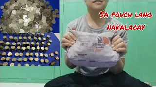 P2 ipon challenge in a pouch|Mix 5peso,10peso & 20peso coin