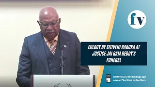 Jai Ram Reddy funeral, Eulogy by Sitiveni Rabuka