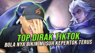 REACT TOP DIRAK TIKTOK!! BOLA NYA GA ABIS ABIS BISA KELUAR TERUS GOKIL!!! KAME HA ME HAAA!!!