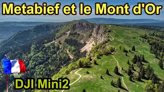 Metabief et le sommet du Mont d'Or,  culminant à 1463 mètres d'altitude