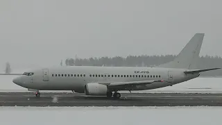 Руление , Взлет Boeing 737-300 EP_PPB National Airport Minsk.✈️