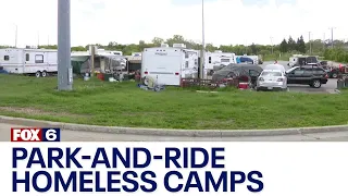 Milwaukee park-and-ride homeless camps must go, state says | FOX6 News Milwaukee