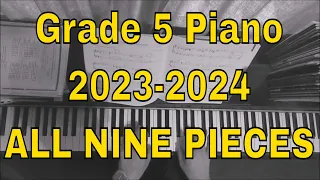 Grade 5 ABRSM Piano 2023-2024 ALL NINE PIECES