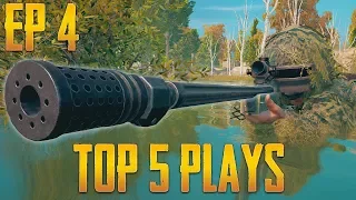 PUBG Top 5 Plays Episode 4 | PlayerUnknown's Battlegrounds Top Plays