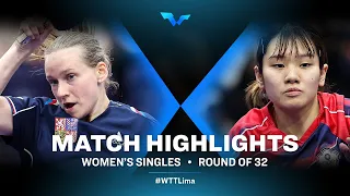 Hana Matelova vs Su Pei-Ling | WS | WTT Contender Lima 2022 | (R32)