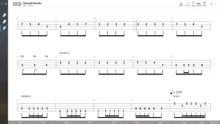 Rancid - Maxwell Murder (BASS TAB PLAY ALONG)