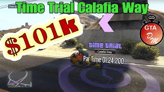 GTA 5 Online - Weekly Time Trial - Calafia Way - 101K