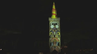 Emperor's Day in Kadan  3D Video mapping projection
