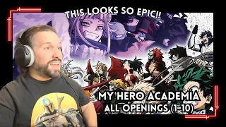 EDM Producer Reacts To My Hero Academia ALL Openings (1-10)