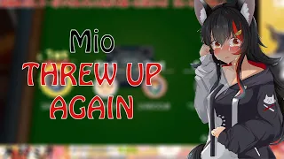 Mio THREW UP AGAIN!!!!