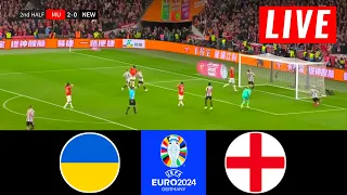 Ukraine vs England | Uefa Euro Qualification 2024 | England Live Football | Pes 21 Game