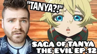 TANYA'S DEFEATED??!! | Saga of Tanya The Evil | Episode 12 | ANIME REACTION