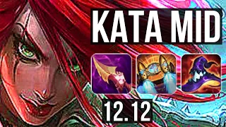 KATA vs VEIGAR (MID) | Penta, 3.3M mastery, 1100+ games, Legendary, 19/4/5 | EUW Diamond | 12.12