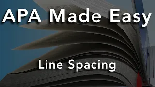 APA 7th Edition: Line Spacing