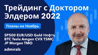 Трейдинг с Доктором Элдером 2022 / SP500 EURUSD Gold Нефть BTC  Amgen Tesla CVX JPMorgan TSMC