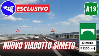 🔴 ESCLUSIVO: IL NUOVO VIADOTTO SIMETO sulla A19 Palermo-Catania !