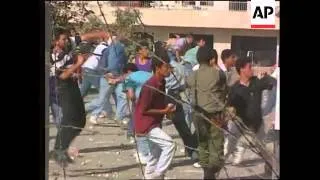 West Bank/Gaza - Funerals for battle victims