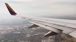 Southwest Airlines 737-700 Landing in Dallas (DAL)