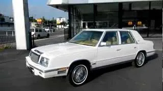 1987 Chrysler New Yorker 1 Owner Car Guy No VAT Export Made in 1986